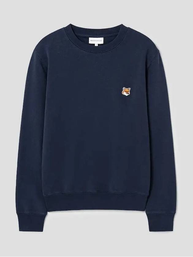 Fox Head Patch Regular Sweatshirt Midnight Blue - MAISON KITSUNE - BALAAN 2