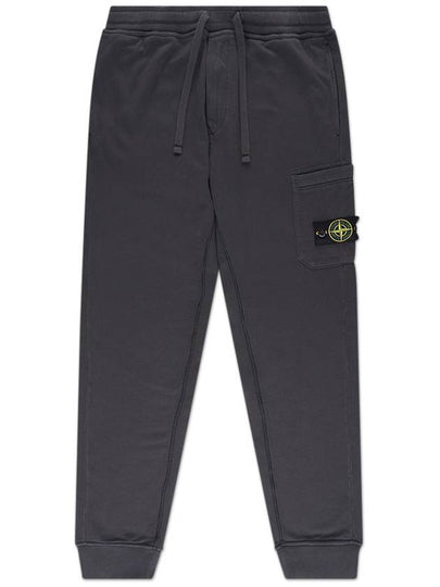 Waffen Patch Cotton Fleece Track Pants Charcoal - STONE ISLAND - BALAAN 2