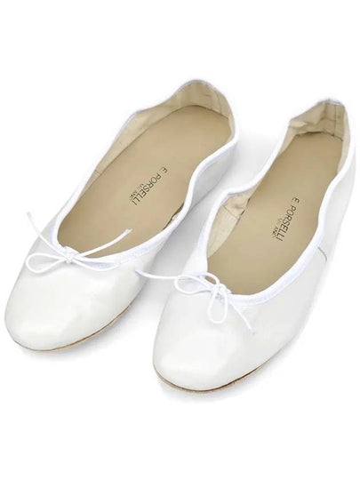 Leather Flats White - PORSELLI - BALAAN 2