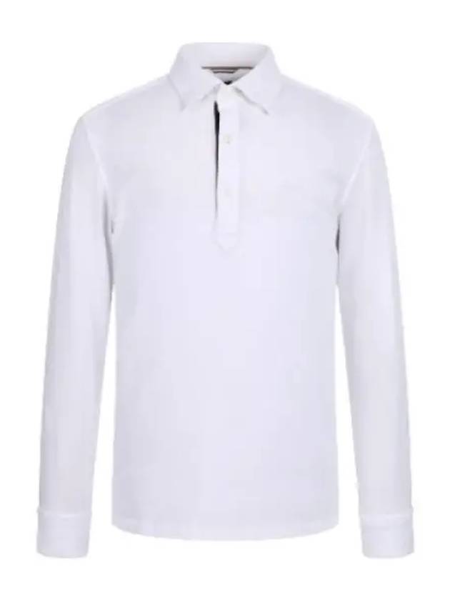 Boss Cotton Basic Long Sleeve Polo Shirt T Collar - HUGO BOSS - BALAAN 1