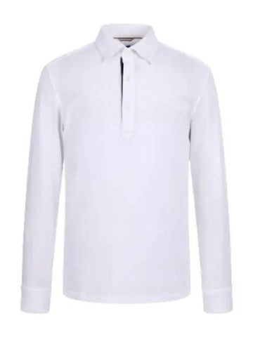 Boss Cotton Basic Long Sleeve Polo Shirt T Collar - HUGO BOSS - BALAAN 1