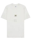 30/1 Jersey Logo Short Sleeve T-Shirt White - CP COMPANY - BALAAN 2