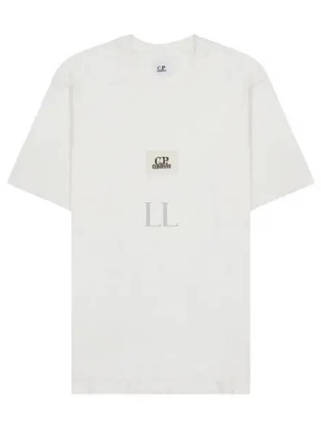 30/1 Jersey Logo Short Sleeve T-Shirt White - CP COMPANY - BALAAN 2