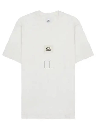 30/1 Jersey Logo Short Sleeve T-Shirt White - CP COMPANY - BALAAN 2