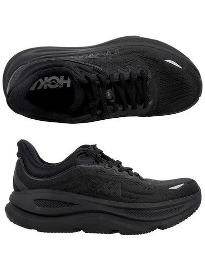 Bondi 9 Low Top Sneakers Black - HOKA ONE ONE - BALAAN 2