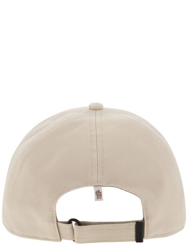 Gabardine ball cap light beige - MONCLER - BALAAN 3