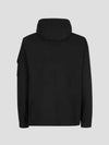 Lens Wappen Hood Black - CP COMPANY - BALAAN.