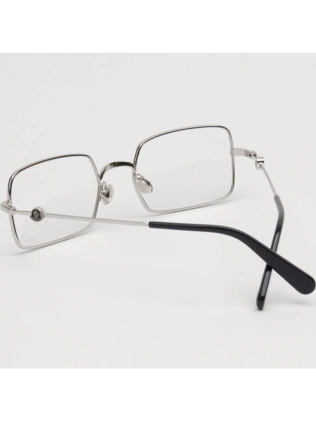 Eyewear Rectangle Eyeglasses Silver - MONCLER - BALAAN 3