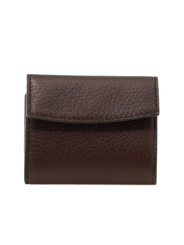 Stitched Halfwallet Brown - MAISON MARGIELA - BALAAN.