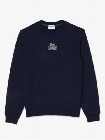 New logo point sweatshirt navy - LACOSTE - BALAAN 1