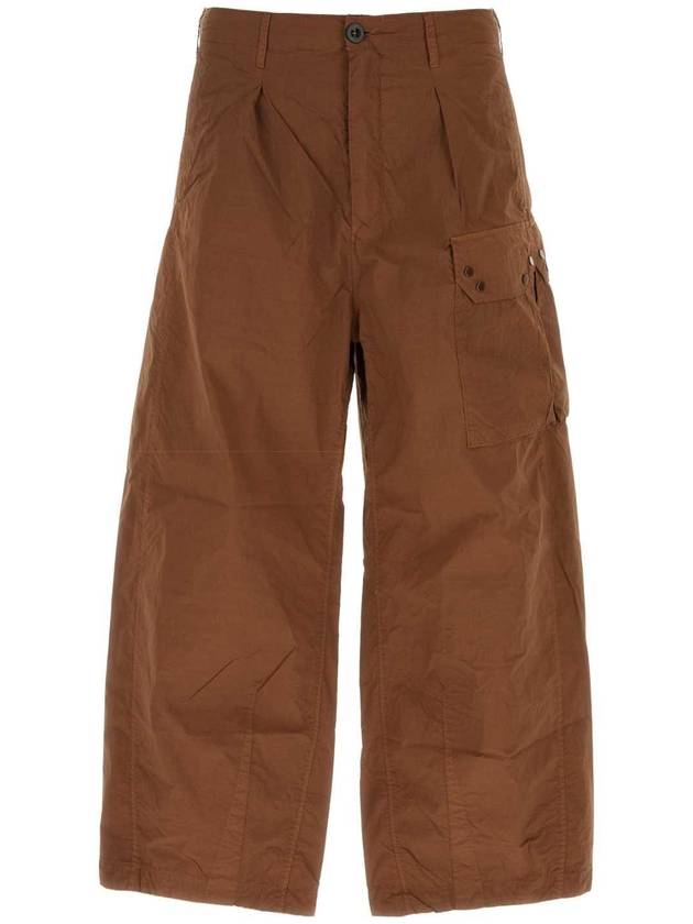 Flap Pocket Cargo Straight Pants Brown - TEN C - BALAAN 1