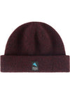 Runa Logo Patch Beanie Amaranth Red - KLATTERMUSEN - BALAAN 2