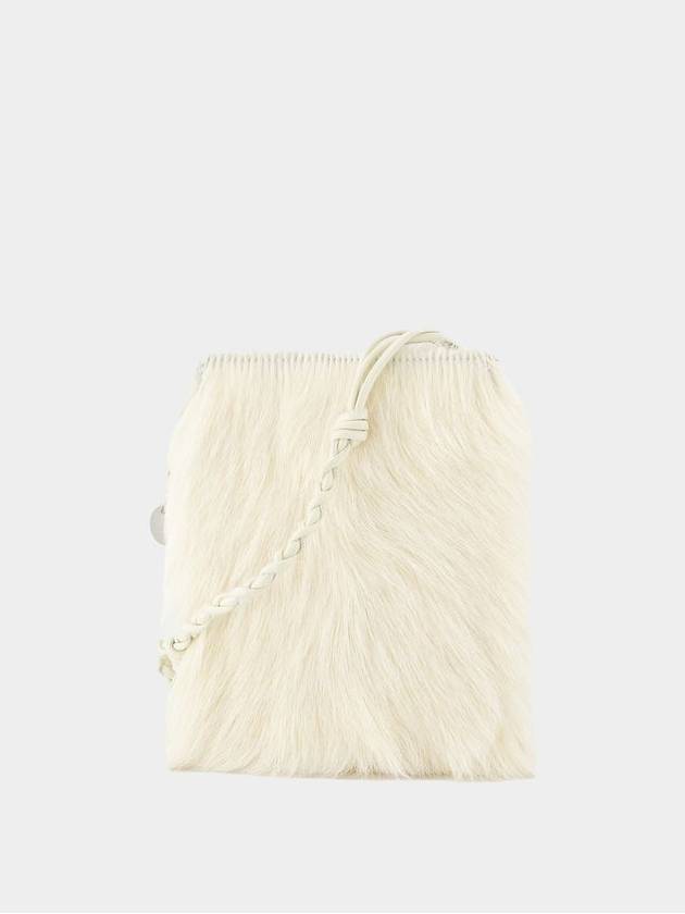 Tangle Small Crossbody - Jil Sander - Leather - White - JIL SANDER - BALAAN 3