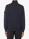 Wappen Patch Cotton Fleece Zip-up Jacket Navy - STONE ISLAND - BALAAN 5