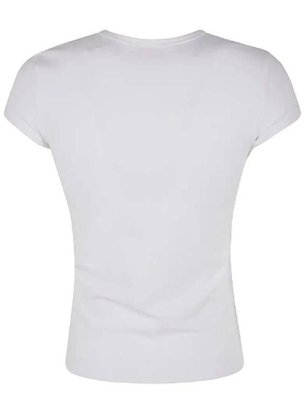 T Angie Peekaboo Logo Short Sleeve T-Shirt White - DIESEL - BALAAN 3