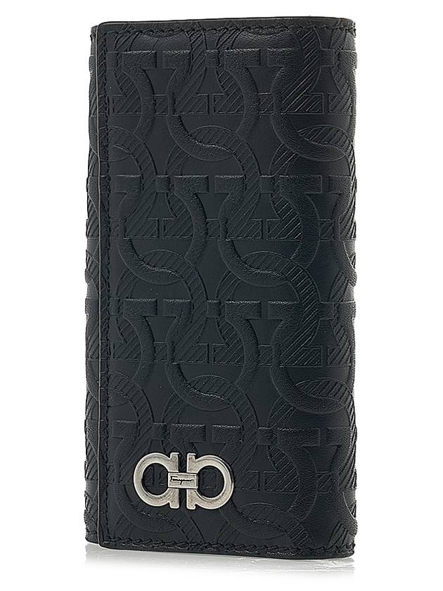 Gancini key wallet 66 1072 NERO PEBBLE 0753609 - SALVATORE FERRAGAMO - BALAAN 2