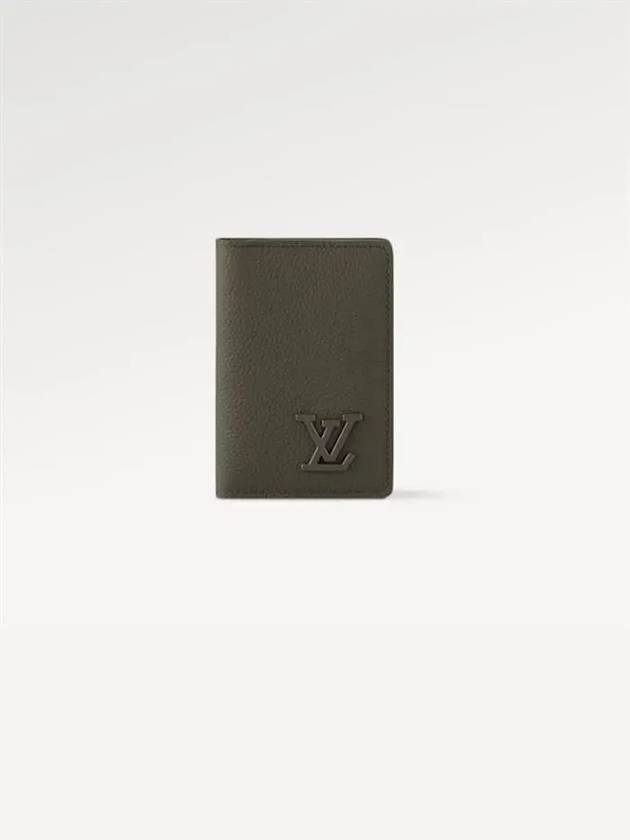 Aerogram Pocket Organizer Card Wallet Khaki - LOUIS VUITTON - BALAAN 2