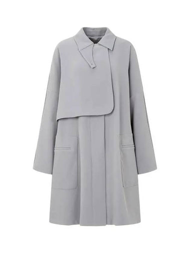 Women s flap detail collar coat gray 271730 - EMPORIO ARMANI - BALAAN 1