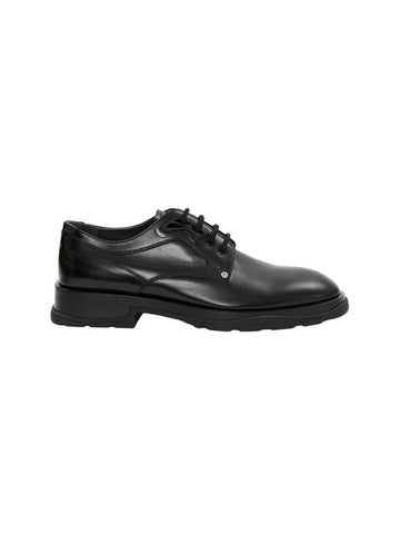 Men's Slim Tread Lace-Up Derby Black - ALEXANDER MCQUEEN - BALAAN 1