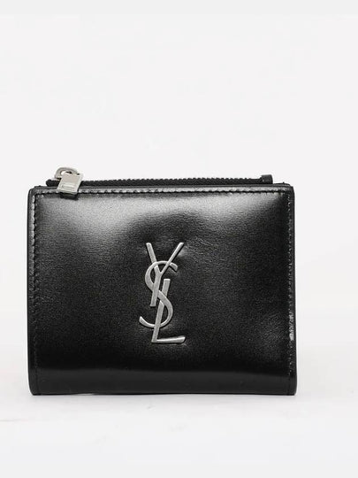 Monogram Half Wallet Black - SAINT LAURENT - BALAAN 2