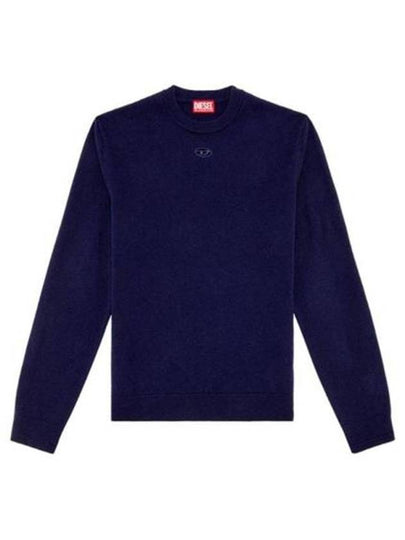 K-Vieri Logo Embroidery Sweatshirt Dark Blue - DIESEL - BALAAN 2