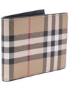 Vintage Check Heelfold Half Wallet Beige - BURBERRY - BALAAN 4