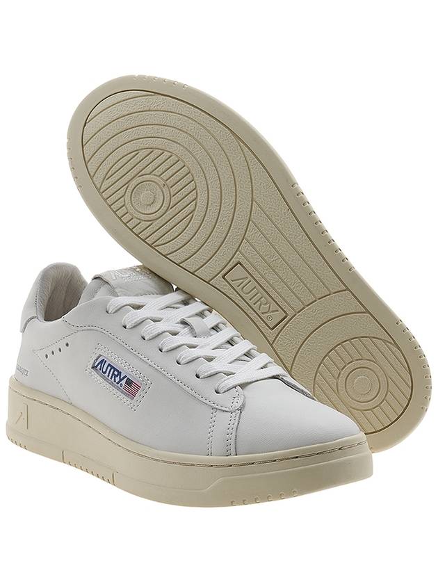 Dallas White Tab Leather Low Top Sneakers White - AUTRY - BALAAN 6