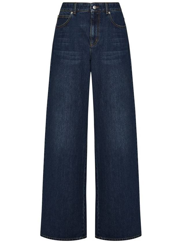 Alexander Mcqueen Jeans Blue - ALEXANDER MCQUEEN - BALAAN 1