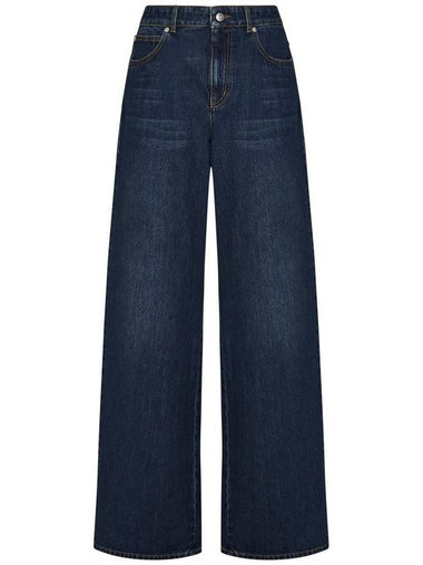 Alexander Mcqueen Jeans Blue - ALEXANDER MCQUEEN - BALAAN 1