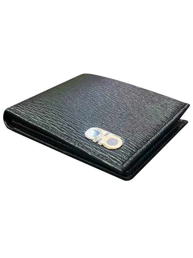 ID Window Gancini Half Wallet Black - SALVATORE FERRAGAMO - BALAAN 4