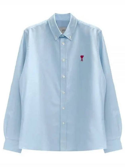 De Coeur Long Sleeve Shirt Light Blue - AMI - BALAAN 2