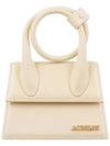 Le Chiquito Noeud Coiled Tote Bag Ivory - JACQUEMUS - BALAAN 3