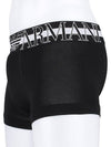 Striped Mega Logo Panties Black - EMPORIO ARMANI - 4