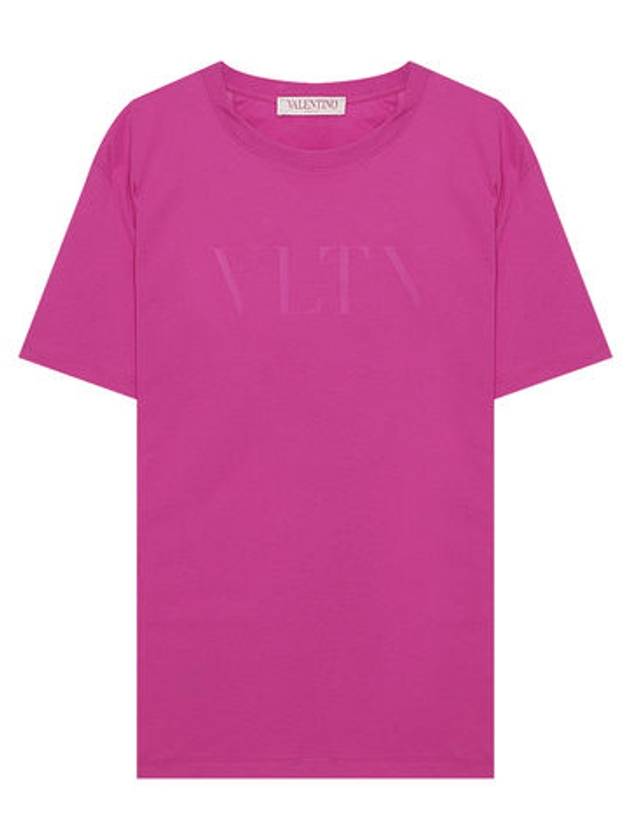 Garavani short sleeve t shirt 692541 Pink - VALENTINO - BALAAN 1