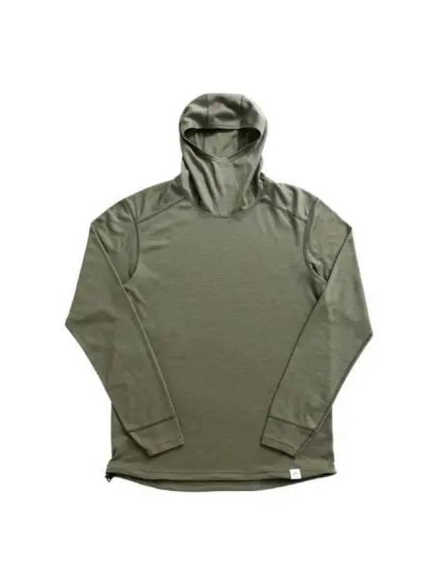 Kale Live Wool Hoodie Khaki - CAYL - BALAAN 1