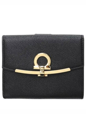 Ferragamo Gancini half wallet women - SALVATORE FERRAGAMO - BALAAN 1