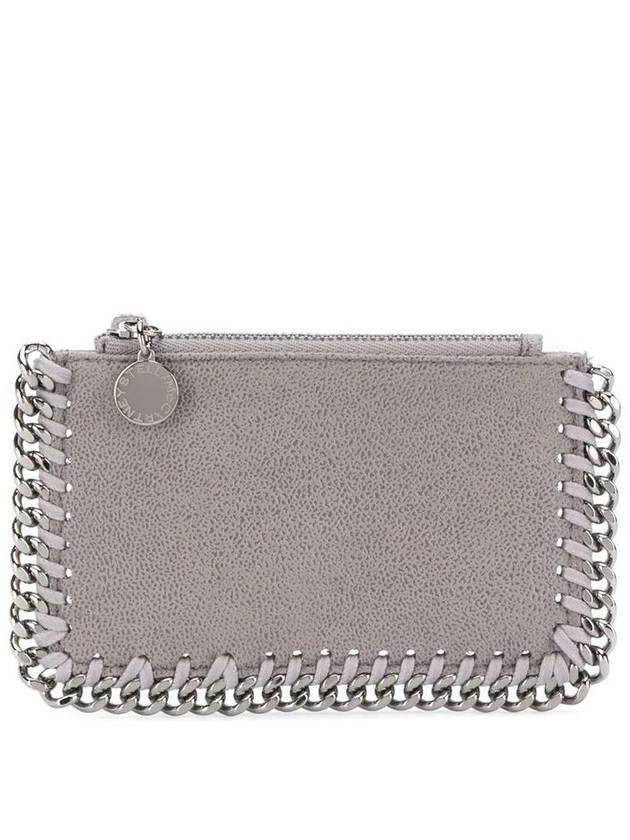 Falabella Chain Card Wallet Gray - STELLA MCCARTNEY - BALAAN 3