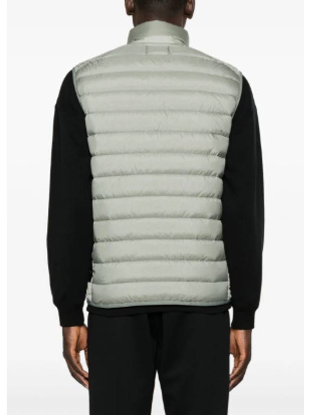 Loom Woven Chambers Recycled Nylon Down TC Vest Grey - STONE ISLAND - BALAAN 3