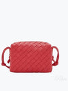 Intrecciato Loop Small Leather Cross Bag Apple Candy - BOTTEGA VENETA - BALAAN 2