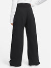 Phoenix Fleece High Waist Wide Pants Black - NIKE - BALAAN.