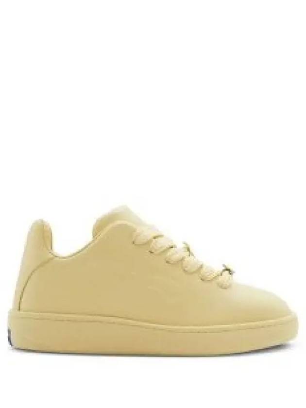 Bubble Leather Low-Top Sneakers Yellow - BURBERRY - BALAAN 2