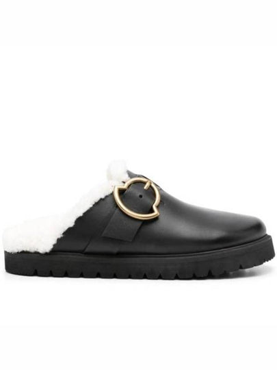 Leather Bell Mules Black - MONCLER - BALAAN 2