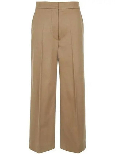 Camel Burano Wool Pants 001 1209027 - MAX MARA - BALAAN 1