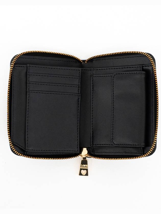 Love Wallet JC5613PP1IKD0 000 Black - MOSCHINO - BALAAN 3