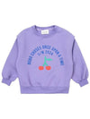 Kids Logo Cherry Sweatshirt Purple B224AC055 551 - BOBO CHOSES - BALAAN 1