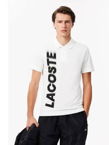 Men s vertical lettering polo t shirt PH6944 54N 001 Domestic product GQ2N24091078572 - LACOSTE - BALAAN 1