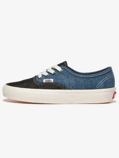 Shoes Sneakers Running Comfortable Authentic Threaded Denim Blue White - VANS - BALAAN 1