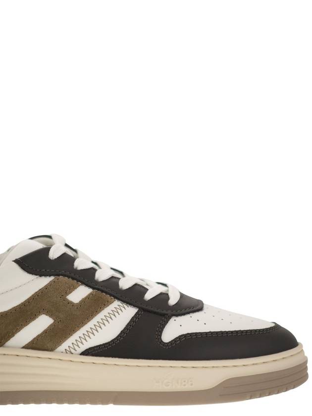 H630 - Leather lace-up trainers - HOGAN - BALAAN 6