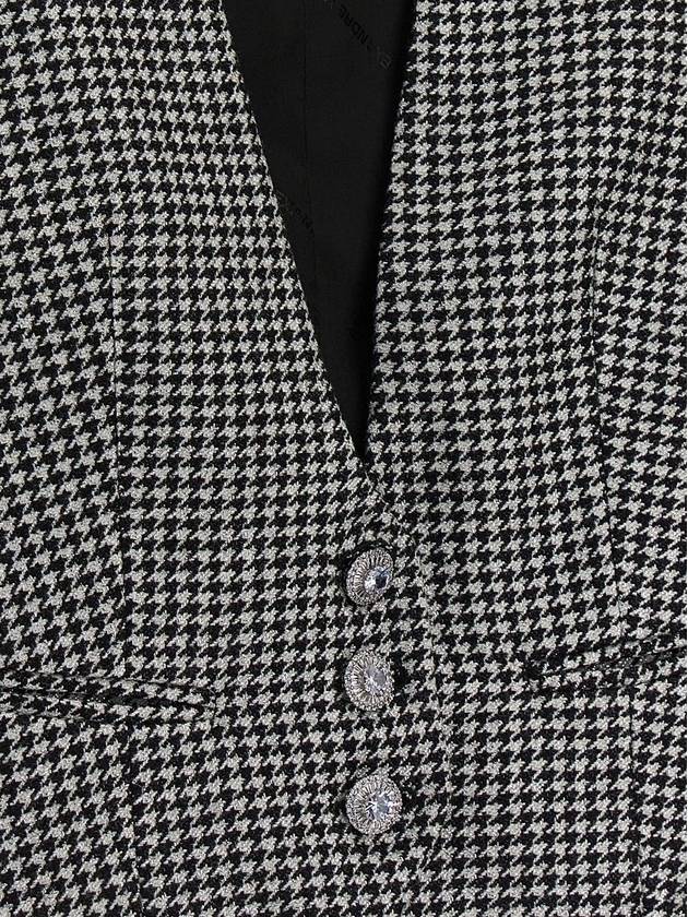 Alexandre Vauthier Houndstooth Waistcoat - ALEXANDRE VAUTHIER - BALAAN 4