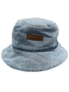 Logo Denim Bucket Hat Light Blue - ACNE STUDIOS - BALAAN 2